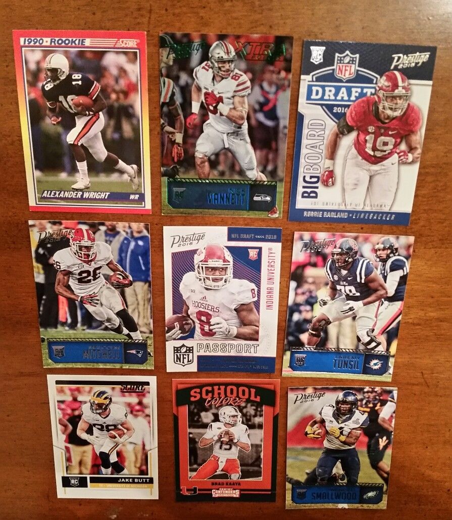 40 Card NFL Rookie Lot (Please See Description and Pictures)