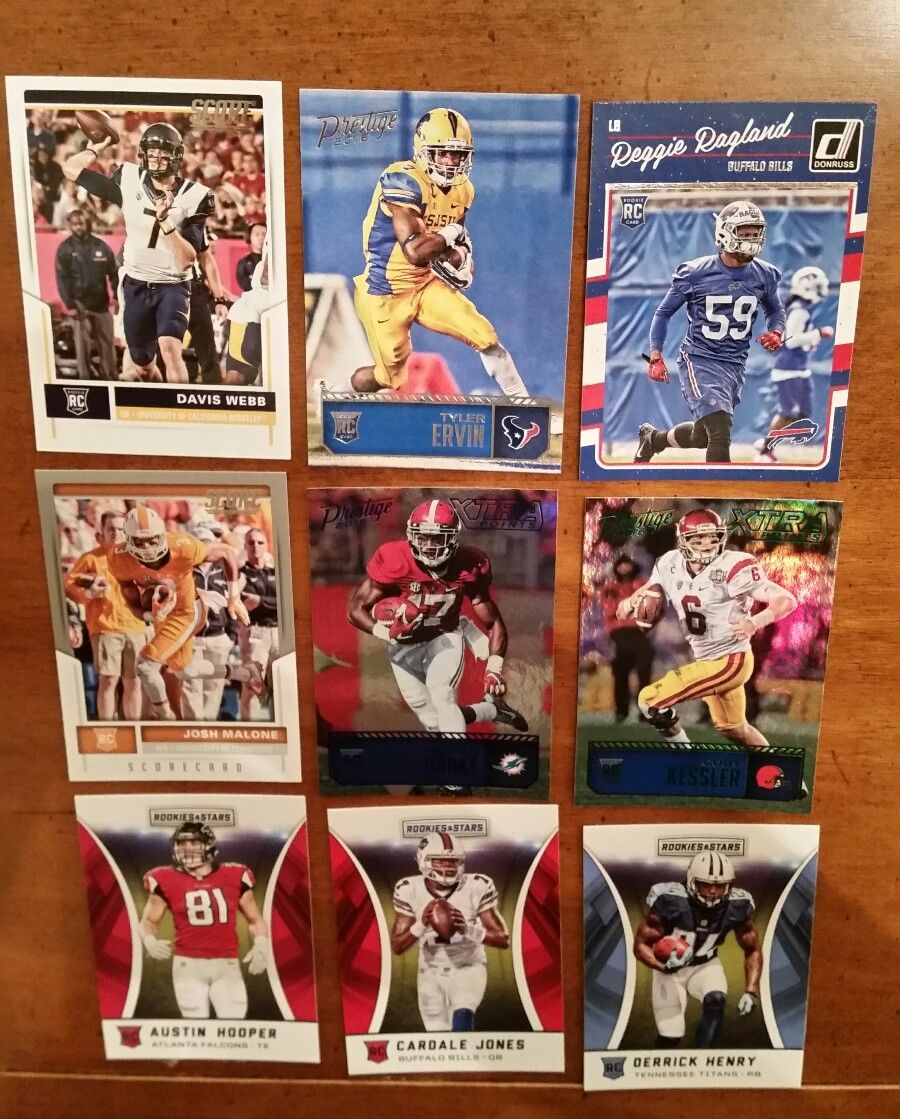 40 Card NFL Rookie Lot (Please See Description and Pictures)