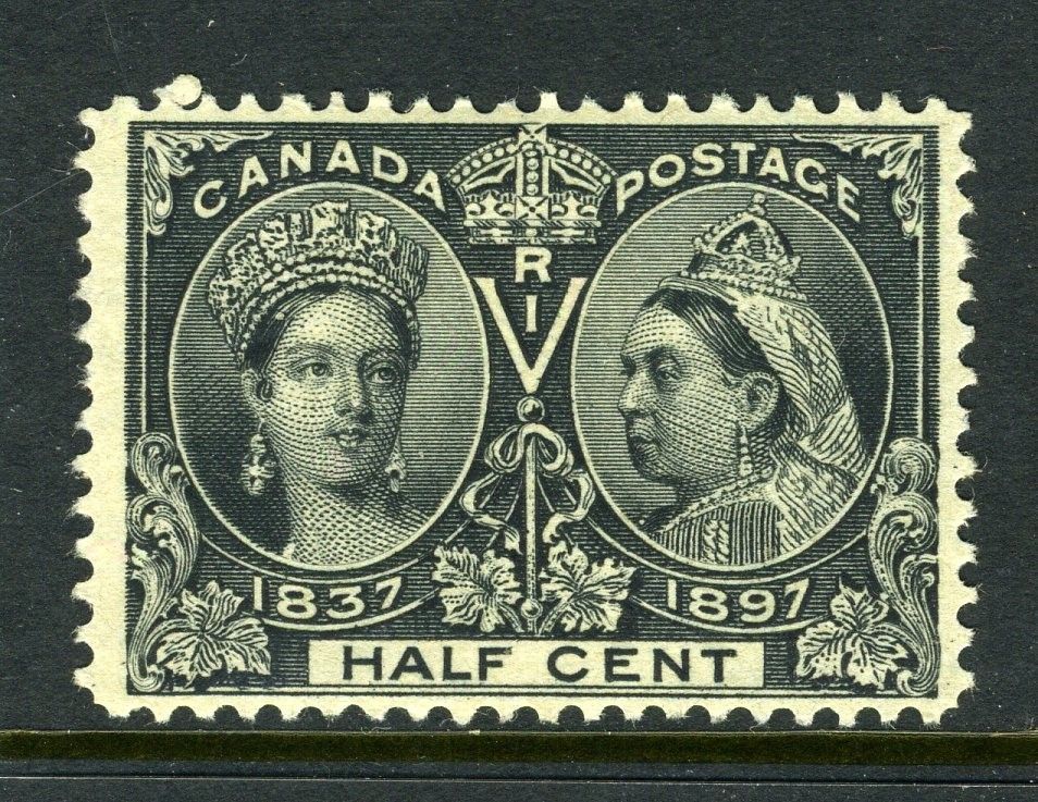 1/2 cent Jubilee #50 (Mint Hinged) - NICE cv$120.00