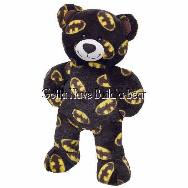 Build-a-Bear 16" Batman Superhero Teddy Unstuffed Plush Animal NWT