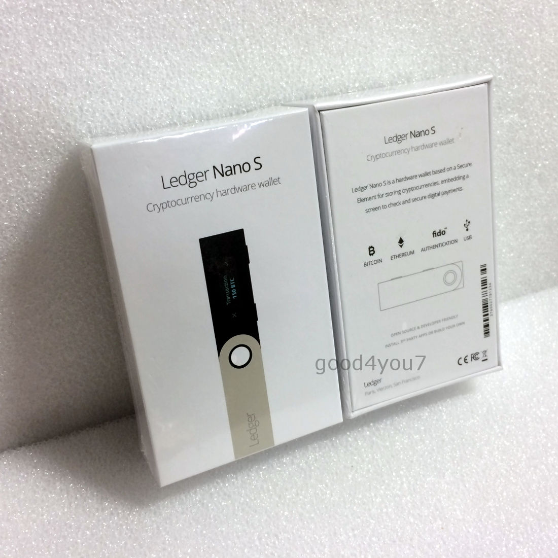 TWO (2) Ledger Nano S Cryptocurrency Bitcoin Ethereum Wallet Sealed in Box NEW