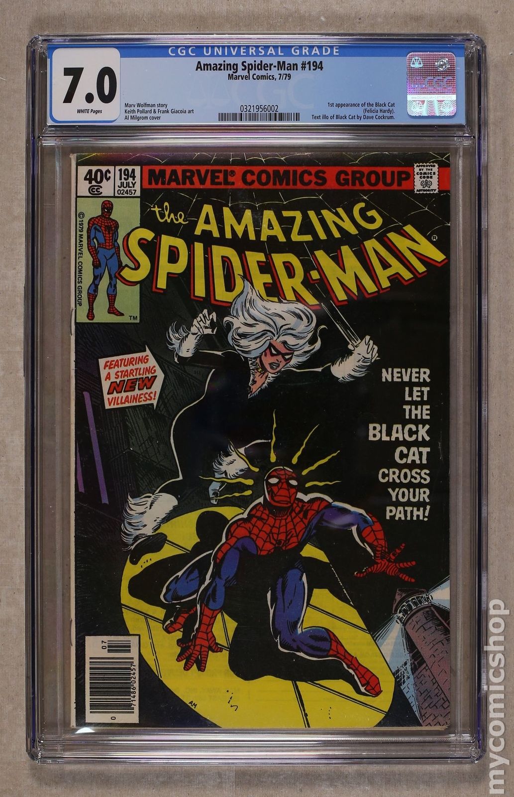 Amazing Spider-Man (1963 1st Series) #194 CGC 7.0 0321956002