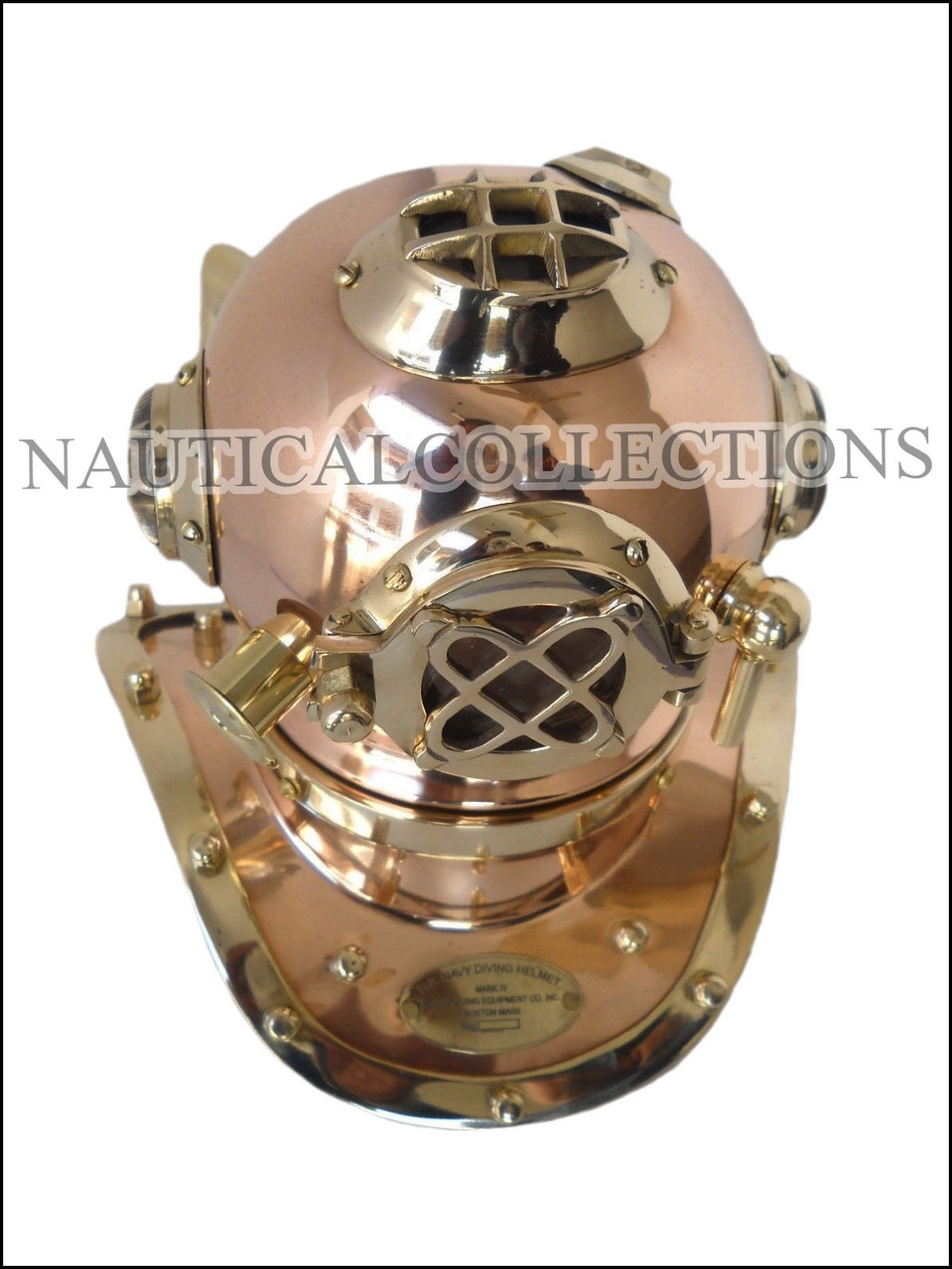 VINTAGE SOLID BRASS NAUTICAL DEEP SEA MINI DIVING HELMET REPRODUCTION MARK IV