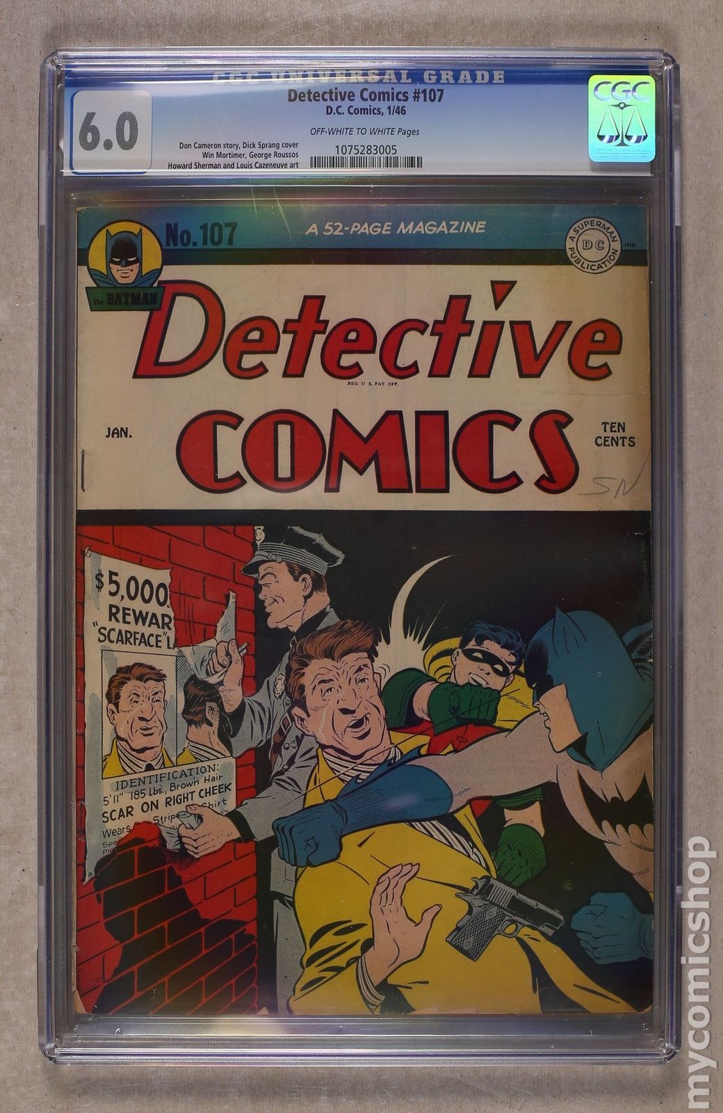 Detective Comics (1937 1st Series) #107 CGC 6.0 1075283005