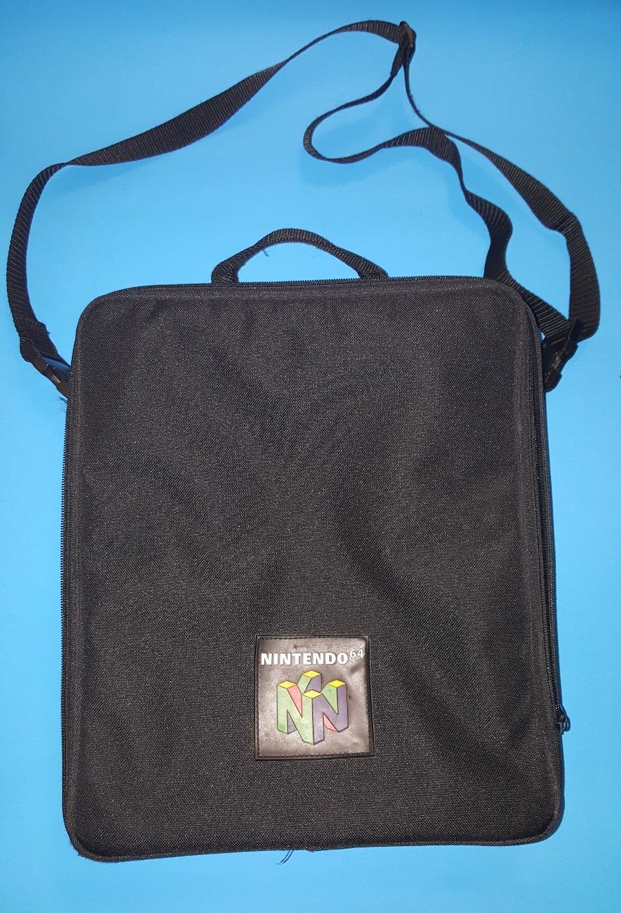 1997 Official NINTENDO 64 N64 Console System Carry Case Travel Bag Messenger Bag