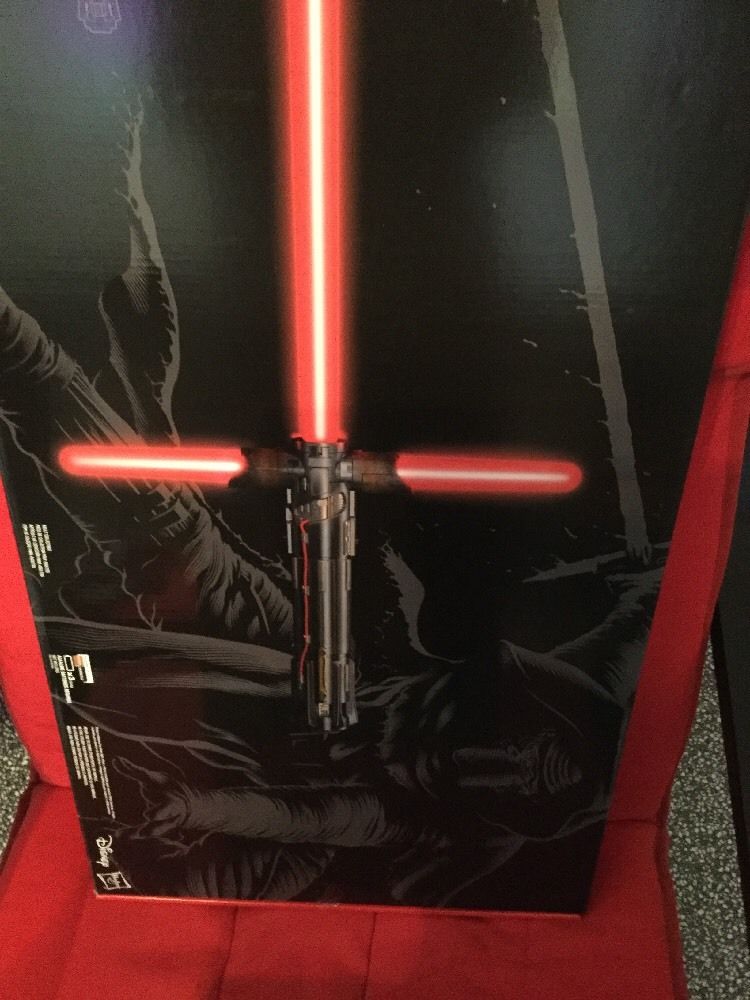 Kylo Ren Black Series Force Fx Lightsaber New Sealed Free Shipping Star Wars