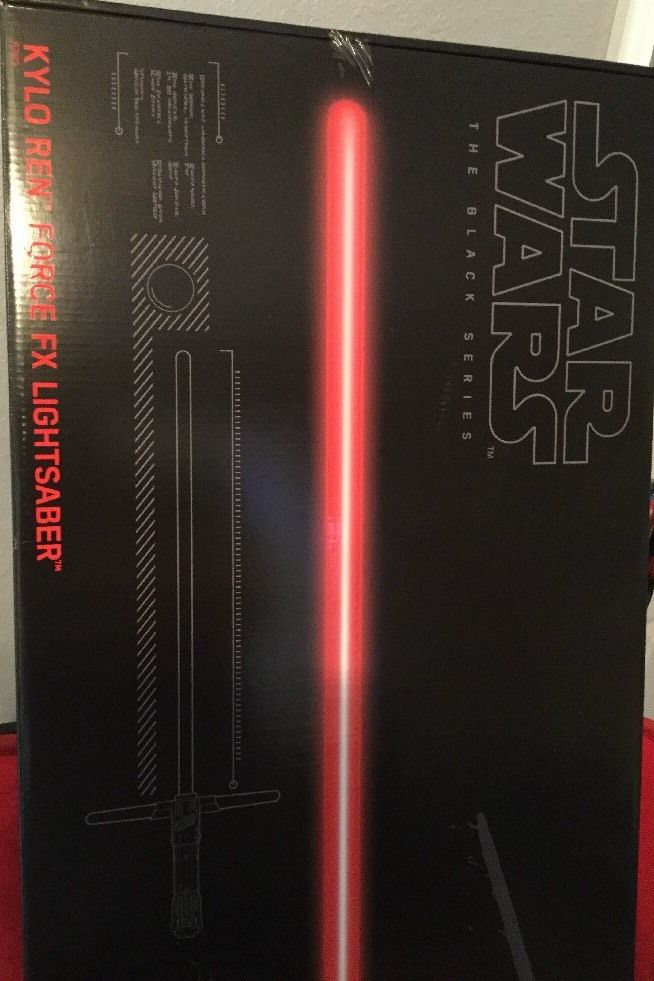 Kylo Ren Black Series Force Fx Lightsaber New Sealed Free Shipping Star Wars