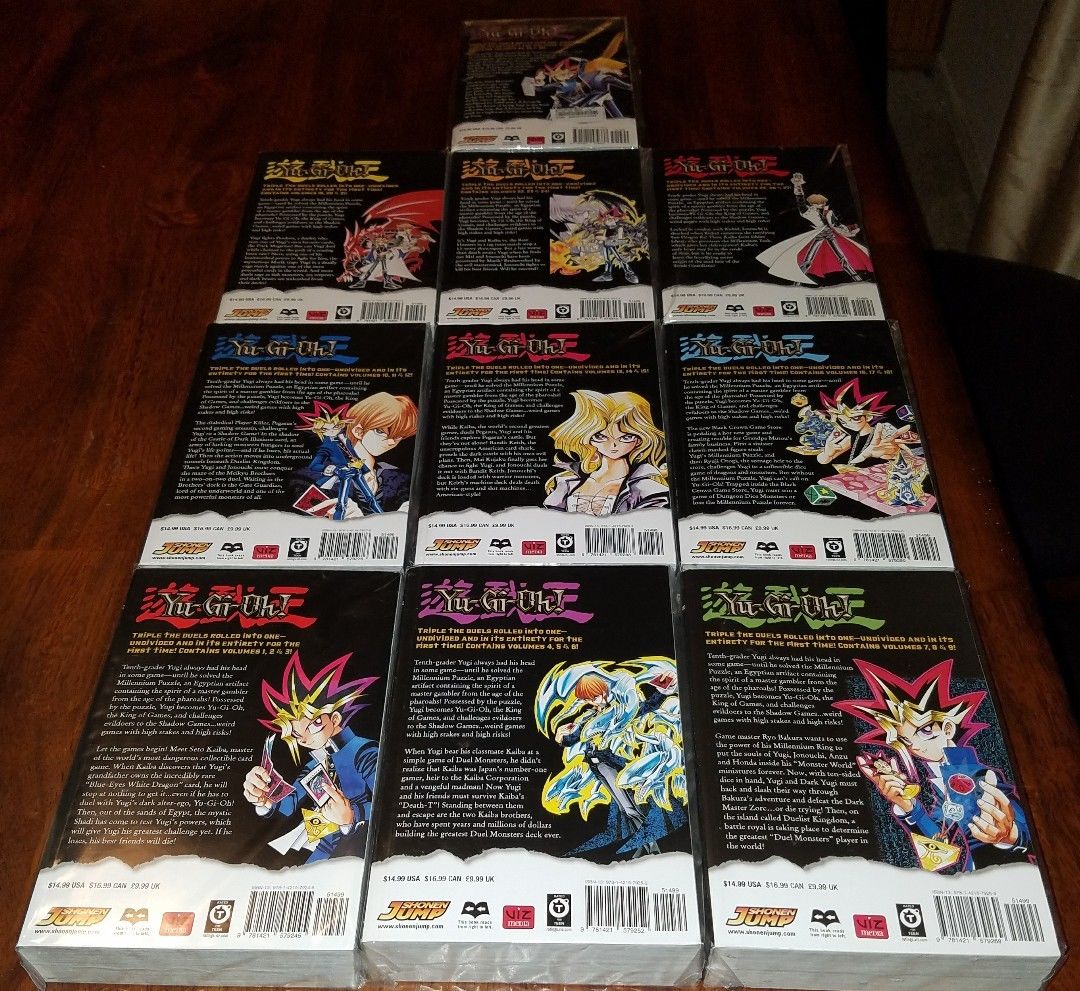 Yu-gi-oh  Yugioh! Omnibus Edition (Vol.1-10) English Manga Graphic Novel Set NEW