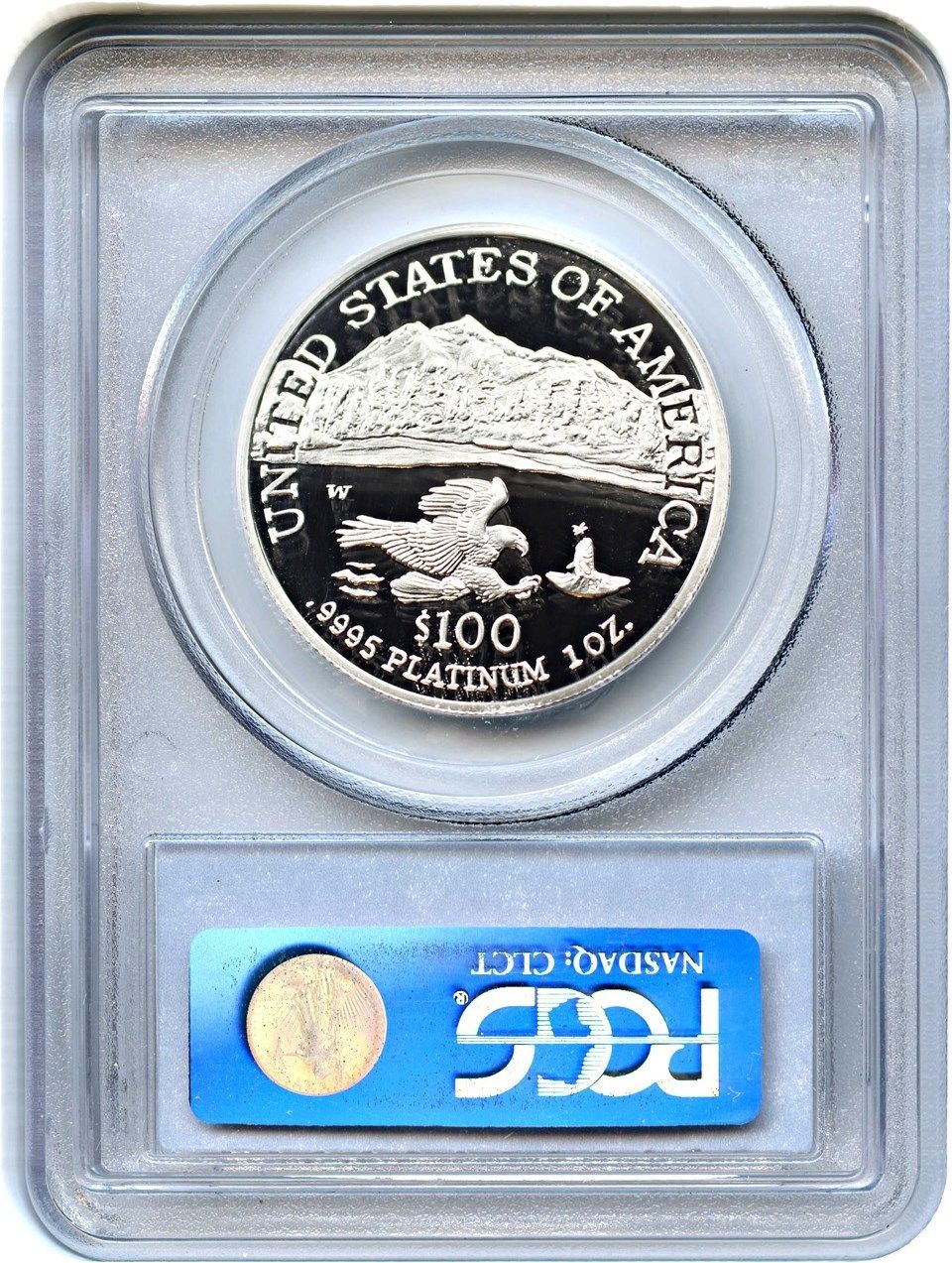 2002-W Platinum Eagle $100 PCGS PR 70 DCAM - Statue Liberty 1 oz