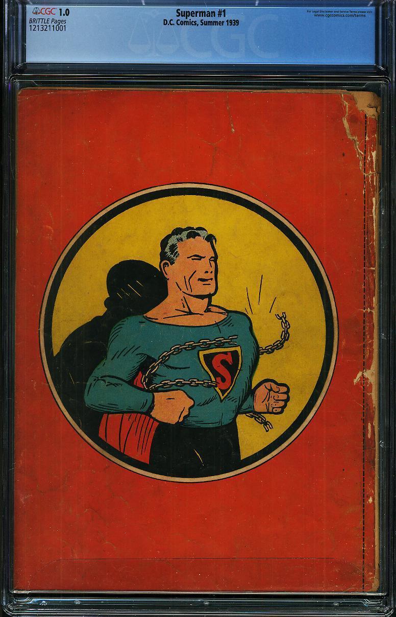 Superman #1 CGC FR 1.0 Brittle pages