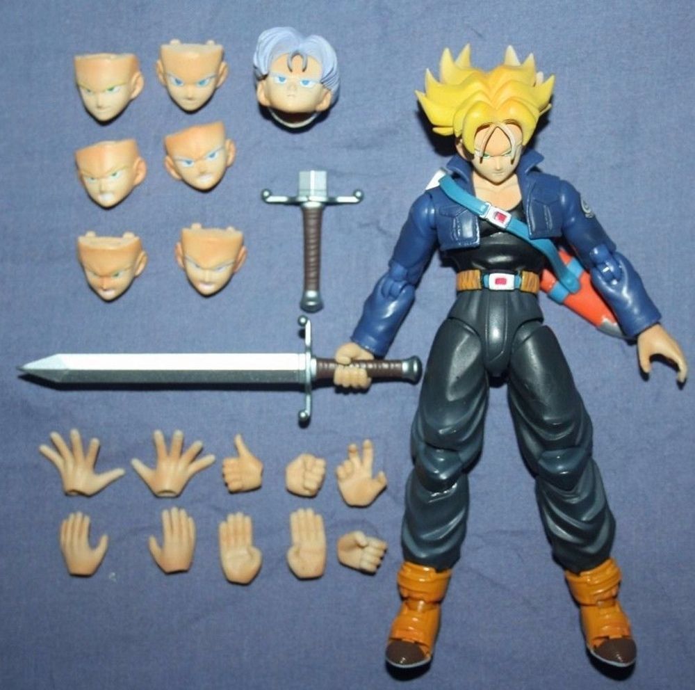 S.H. Figuarts Super Saiyan God Goku Dragonball Z Trunks Action Figure IN BOX