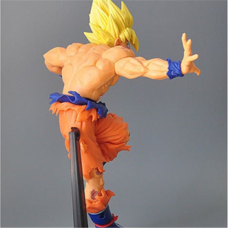 Dragon Ball Z SCultures Tenkaichi Son Gokou Bardock Battle Damage Set PVC Figure