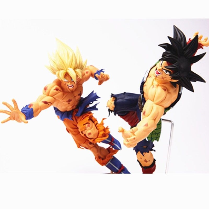 Dragon Ball Z SCultures Tenkaichi Son Gokou Bardock Battle Damage Set PVC Figure