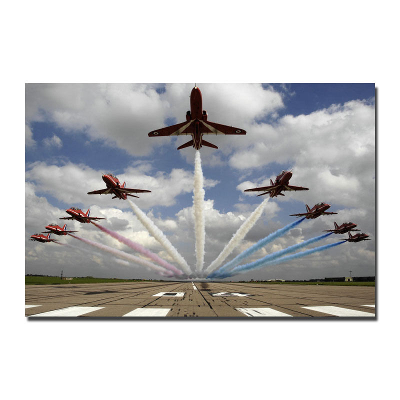 Aircraft Art Silk Canvas Poster Print 12x18 32x48 inch Wall Decor