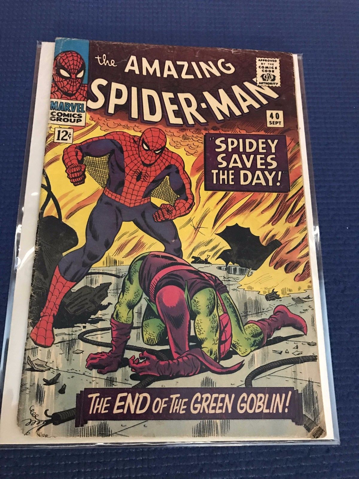 Amazing Spider-Man #40 (Marvel 1966) Green Goblin Origin! SEE PICS & DESCRIPTION