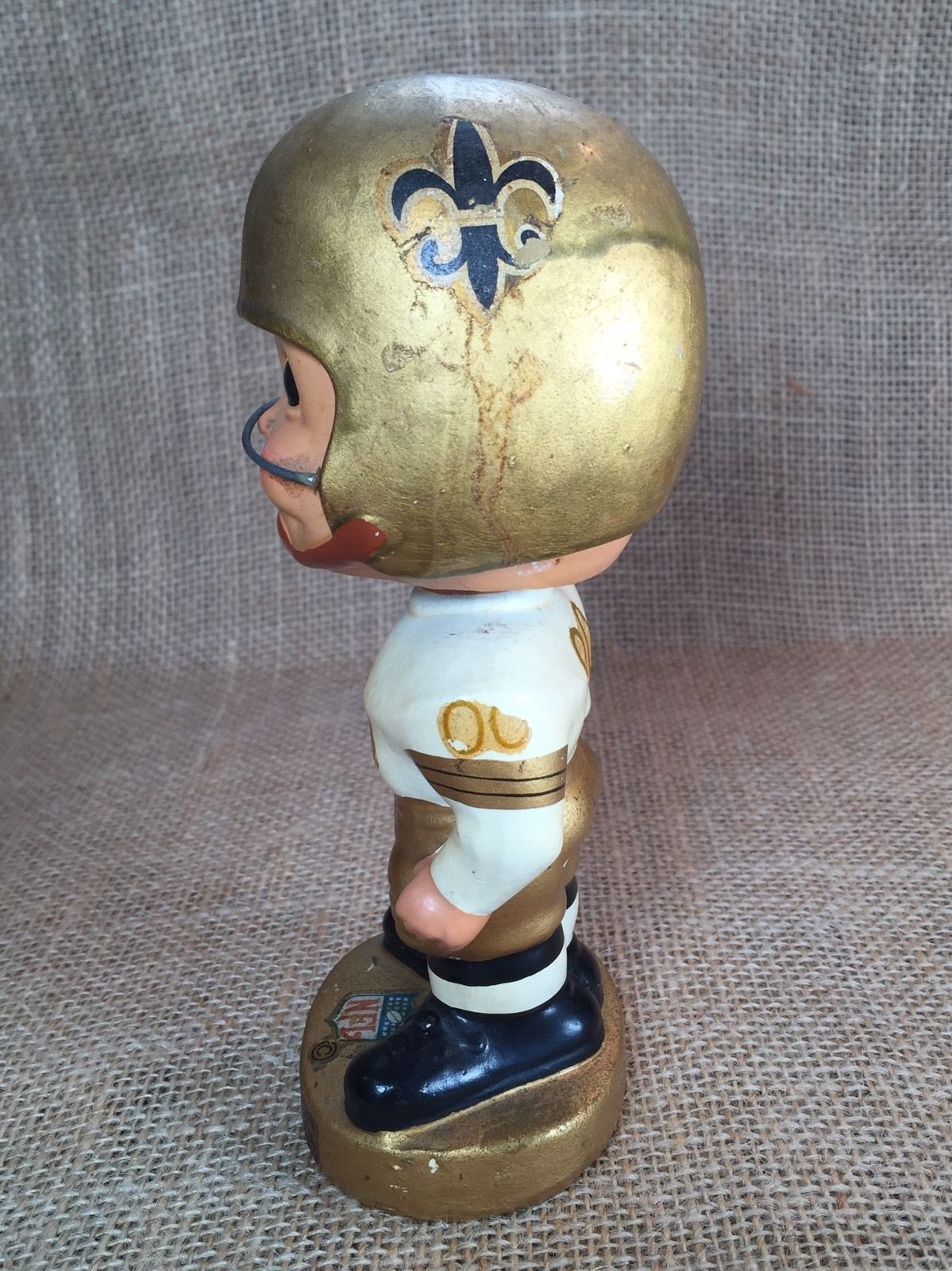 RARE Vintage New Orleans Saints Bobblehead Bobble 1960's Japan