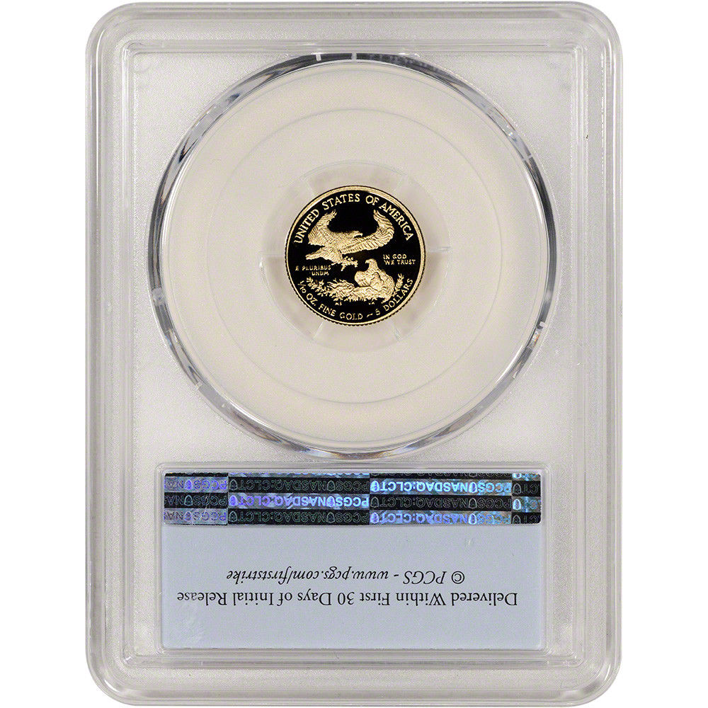 2017-W American Gold Eagle Proof (1/10 oz) $5 - PCGS PR70 DCAM - First Strike