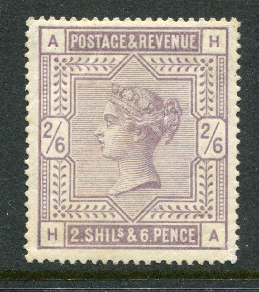 GB QV 1883 2s6d MH (original gum) Stamp cat £600