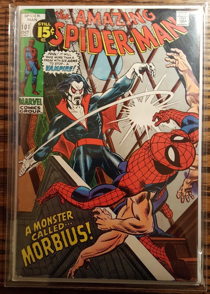 THE AMAZING SPIDER-MAN 101 VG+ 4.5 1ST APPEARANCE OF MORBIUS