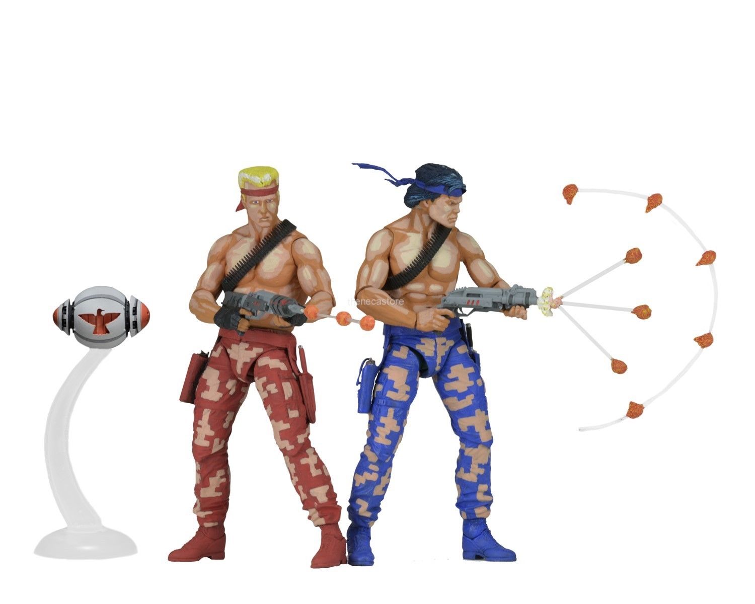 Contra - 7” Scale Action Figures - 2 Pack - Bill and Lance - NECA