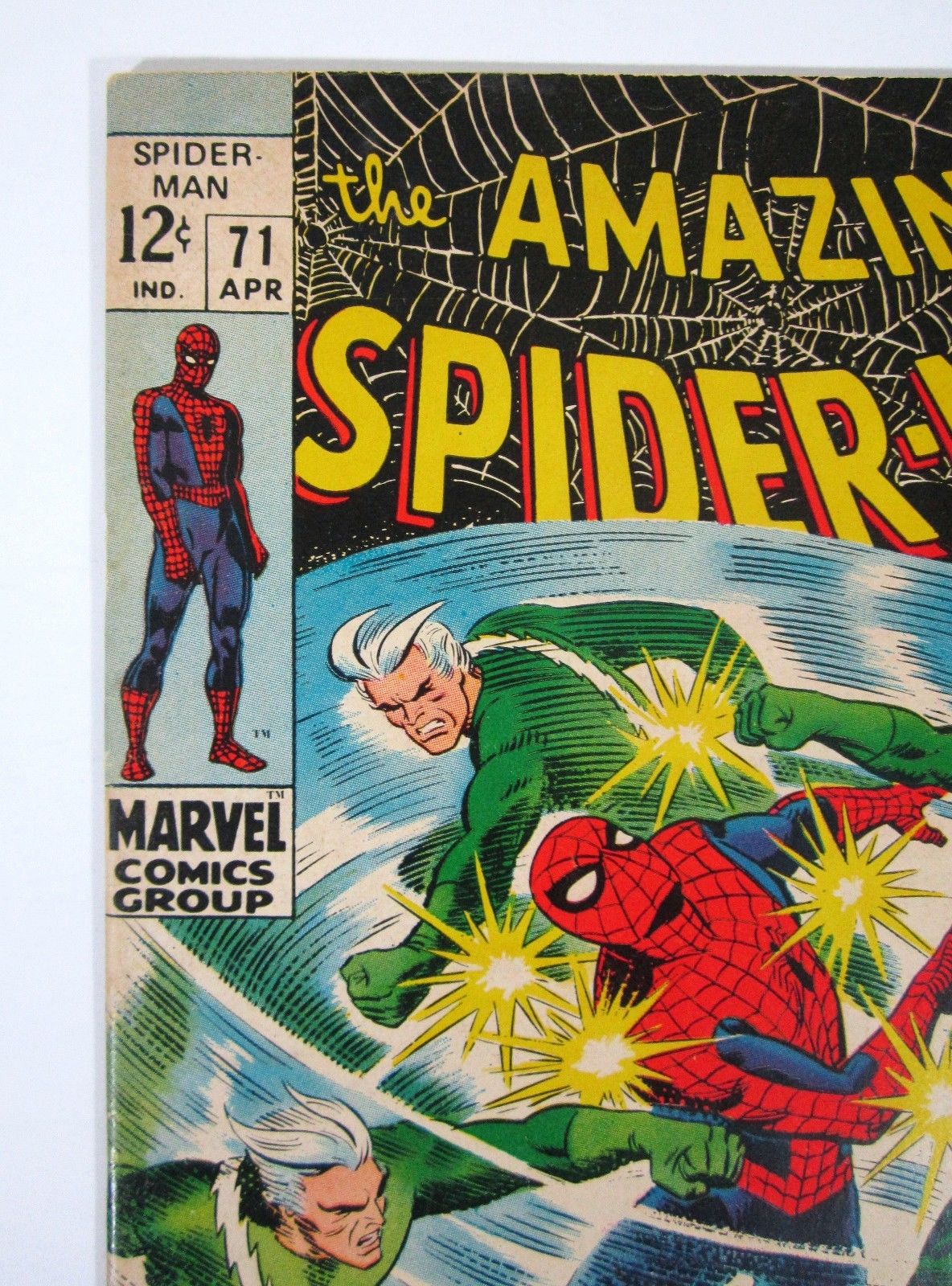 Amazing Spider Man #71 1st App of Quicksilver Signed by Stan Lee & John Romita