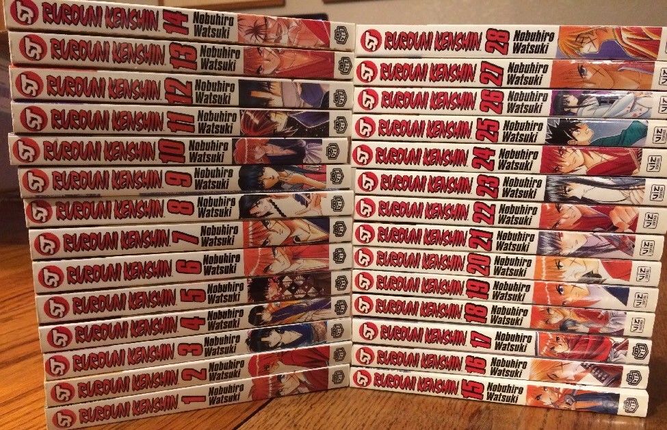 Rurouni Kenshin Manga 1-28 Complete Nobuhiro Watsuki Shonen Jump