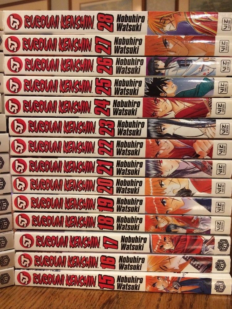 Rurouni Kenshin Manga 1-28 Complete Nobuhiro Watsuki Shonen Jump