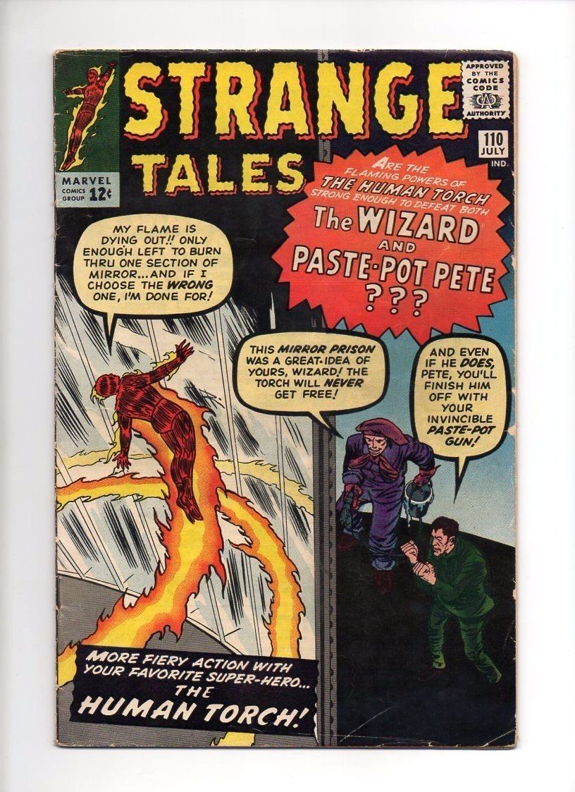 Strange Tales #110 (1963) 1st App Dr Strange VG/FN