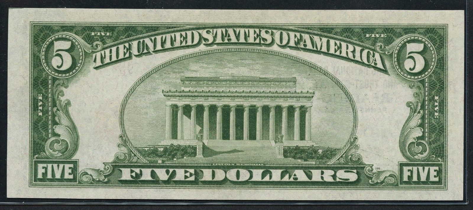 FR1800-2 $5 READING, PA NATIONAL CURRENCY CHOICE GEM UNC BT7695