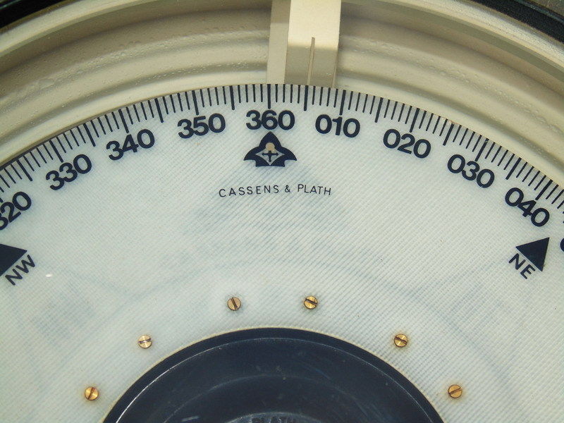 HUGE CASSENS & PLATH SHIPS MARINE BINNACLE MAGNETIC COMPASS