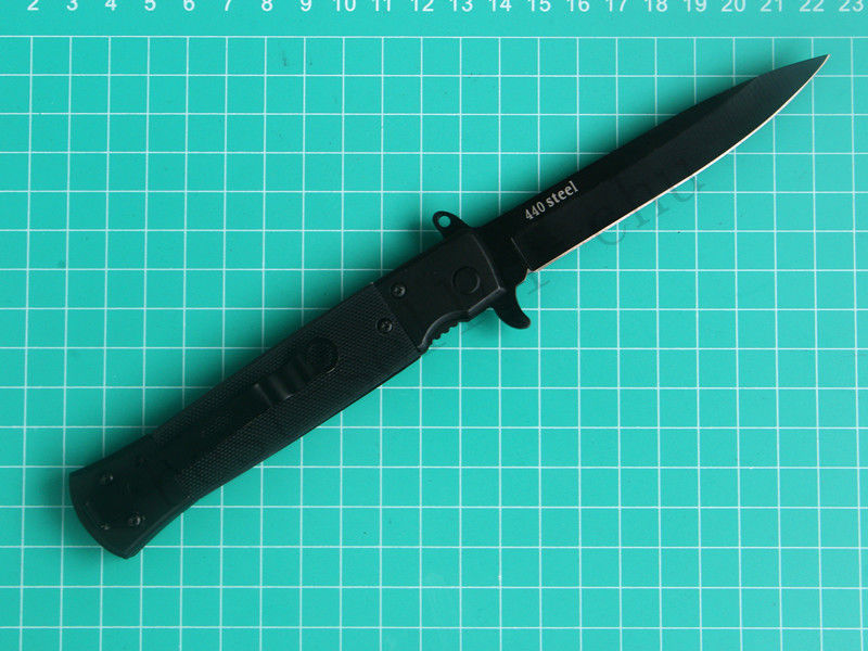 New Assisted Opening Knife Tactical Rescue Camping Pocket Saber Gift + Protector