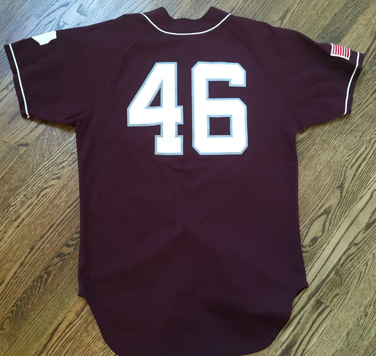 Texas A&M Aggies Nike Authentic Maroon Baseball Game Used / Issued Jersey Rare!