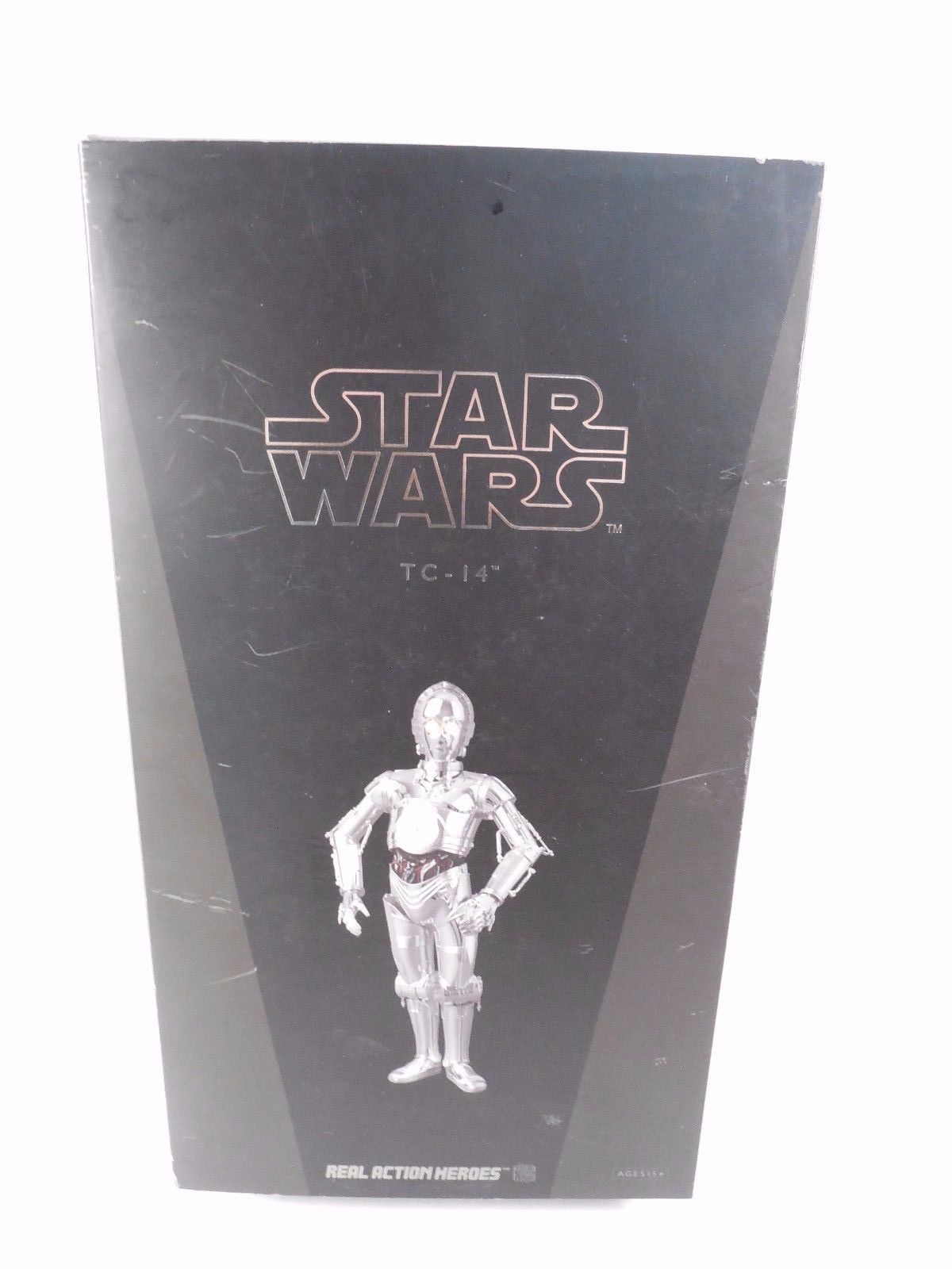 SIDESHOW COLLECTIBLES STAR WARS TC-14 REAL ACTION HEROES FIGURE W/ORIGINAL BOX