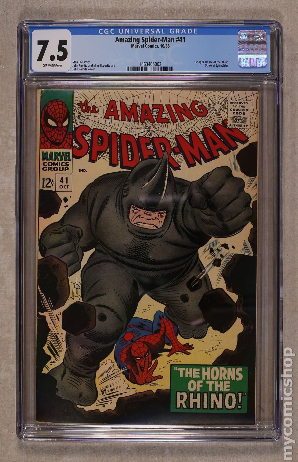 Amazing Spider-Man (1963 1st Series) #41 CGC 7.5 1463405002