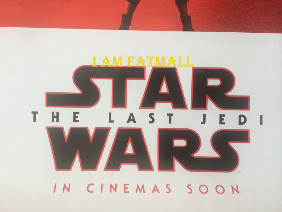 Star Wars The Last Jedi Original DS 27x40 POSTER international ver