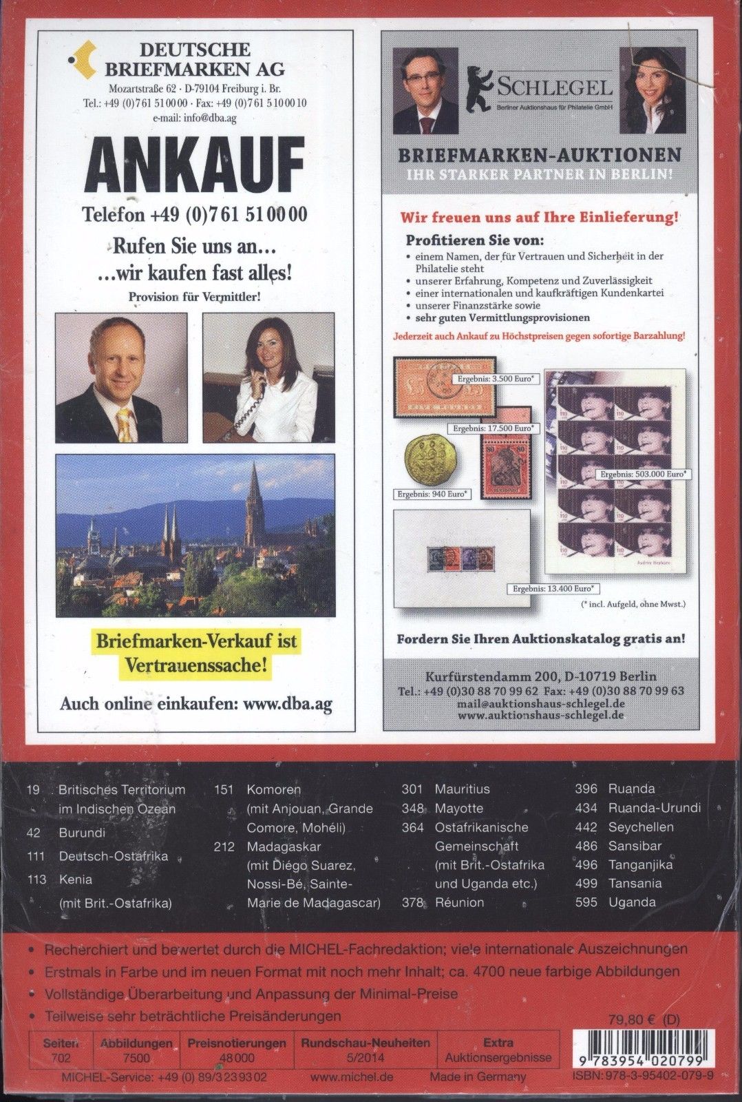 Michel Overseas Vol. 4 Part 2 2014 East africa NEW