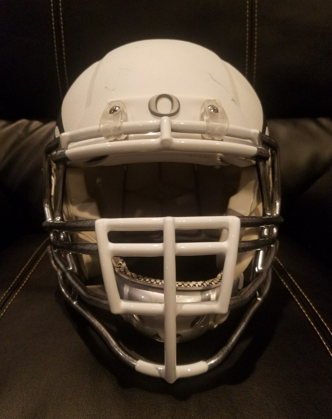 Oregon Ducks Game Worn Used Helmet 2015 CFP Title Game Riddell Speed Rare Intact