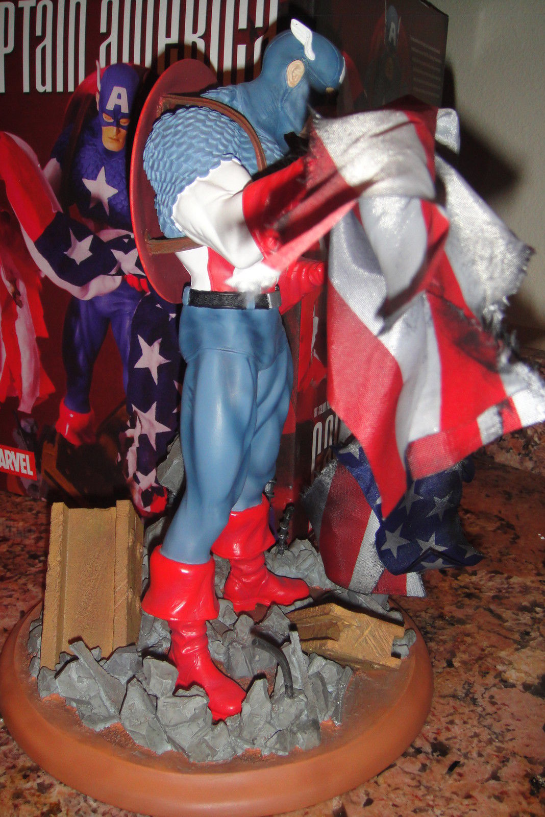 MARVEL MILESTONES CAPTAIN AMERICA FULL Size STATUE 9/11 AVENGERS Maquette MOVIE