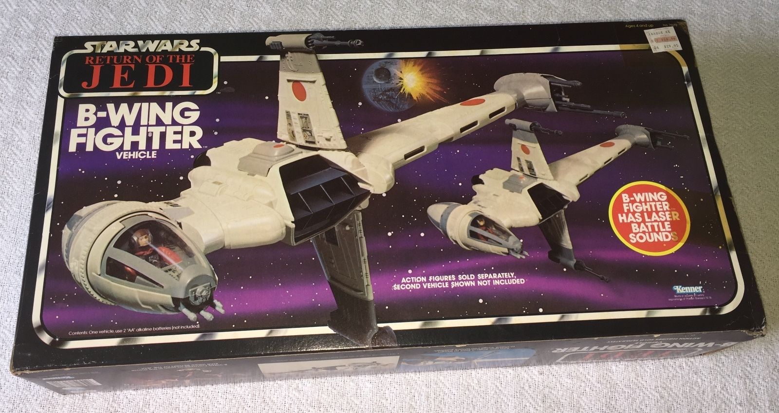 Vintage 1984 Kenner Star Wars Return of the Jedi ROTJ B-Wing Fighter Vehicle NIB