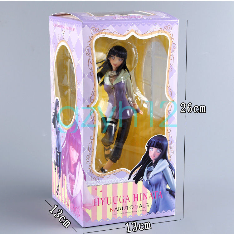 ANIME NARUTO GALS NARUTO SHIPPUDEN HINATA HYUGA PVC FIGURE FIGURINE NEW IN BOX