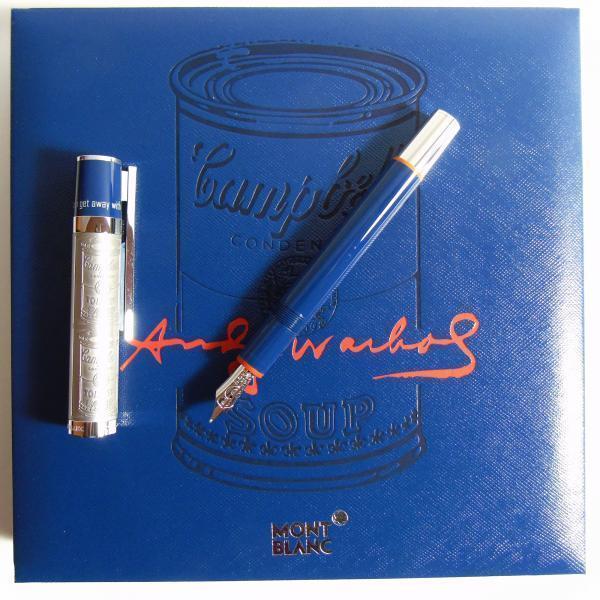 Montblanc The Great Characters Andy Warhol  Fountain pen NEW 14K Fine Nib