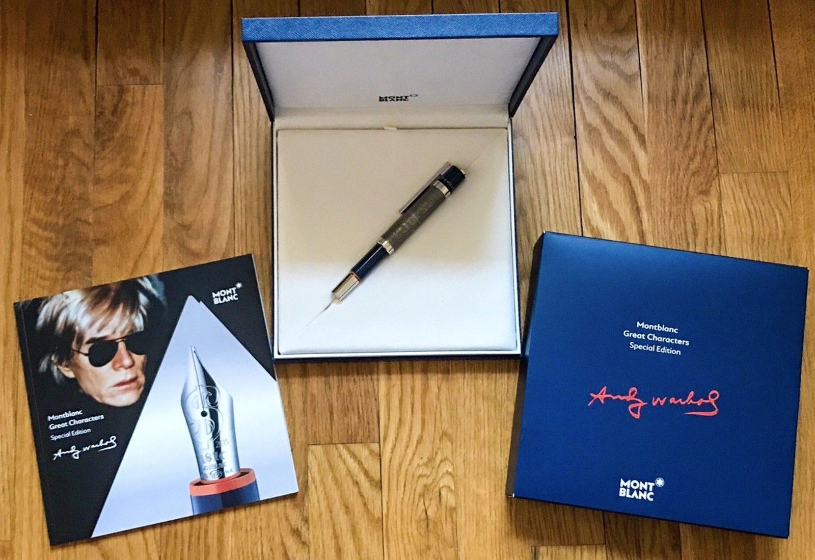 Montblanc The Great Characters Andy Warhol  Fountain pen NEW 14K Fine Nib