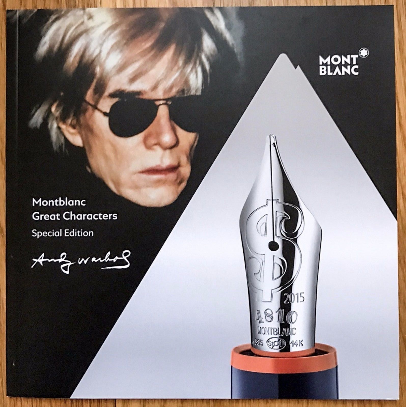 Montblanc The Great Characters Andy Warhol  Fountain pen NEW 14K Fine Nib