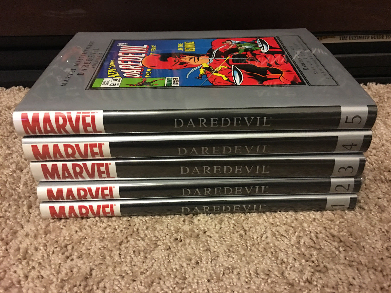 MARVEL MASTERWORKS DAREDEVIL Volume 1, 2, 3, 4 & 5 HARDCOVER HC