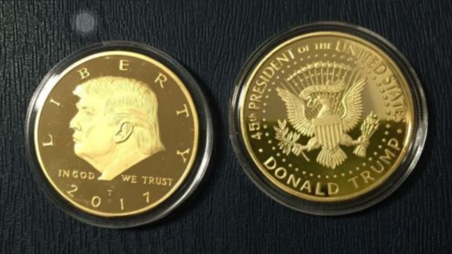 American President Donald Trump Inaugural EAGLE Commemorative Novelty Coin 2017