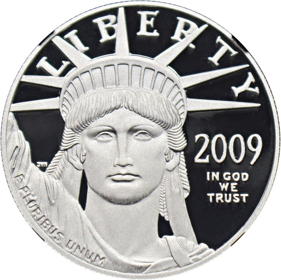 2009-W Platinum Eagle $100 NGC PR 70 UCAM - Statue Liberty 1 oz