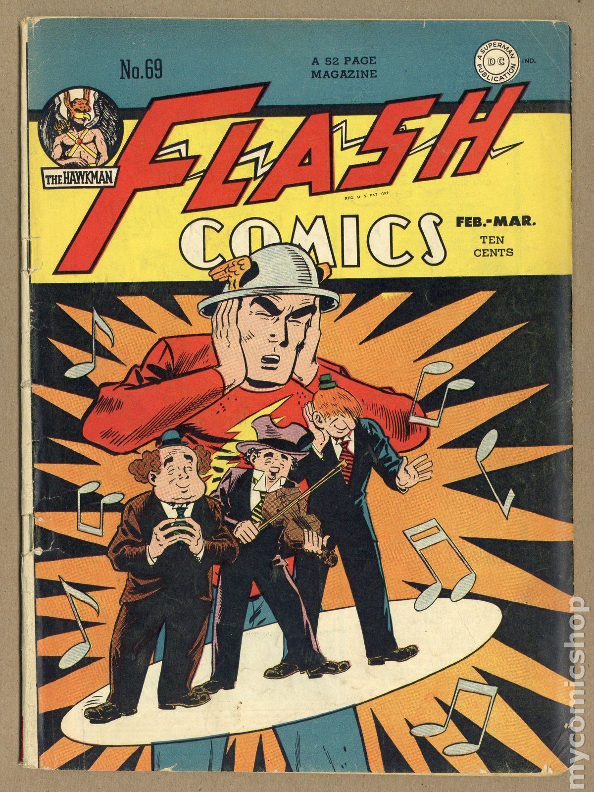 Flash Comics (1940 DC) #69 GD/VG 3.0