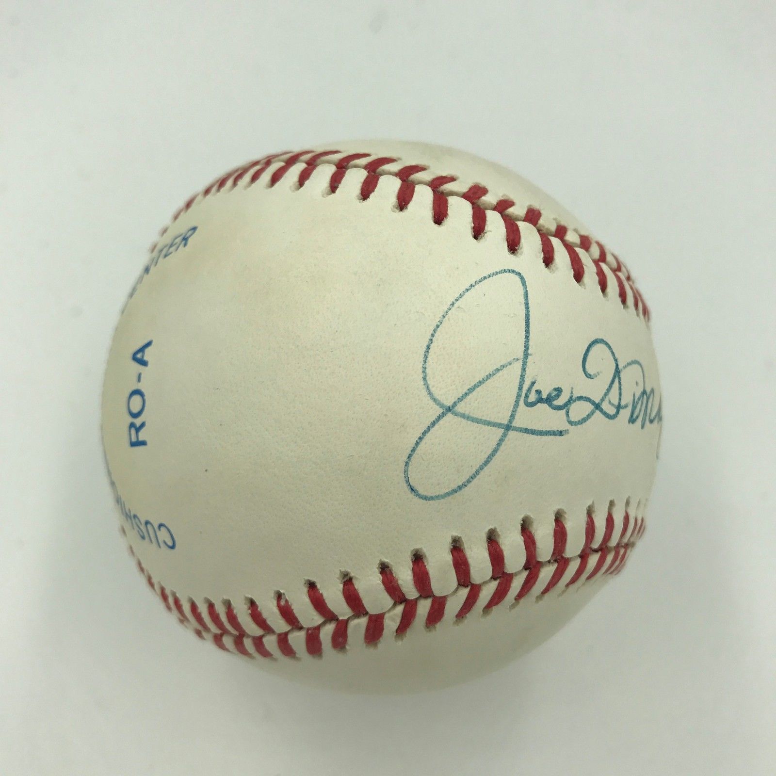 Joe DiMaggio Signed Autographed Official American League Baseball PSA DNA COA