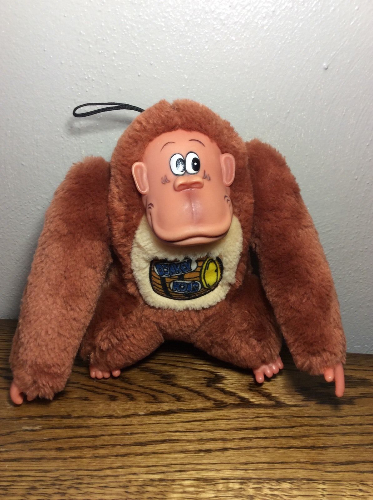 Rare Vintage 1982 Etone DONKEY KONG Plush Bean Vinyl Stuffed Nintendo 7" Gorilla