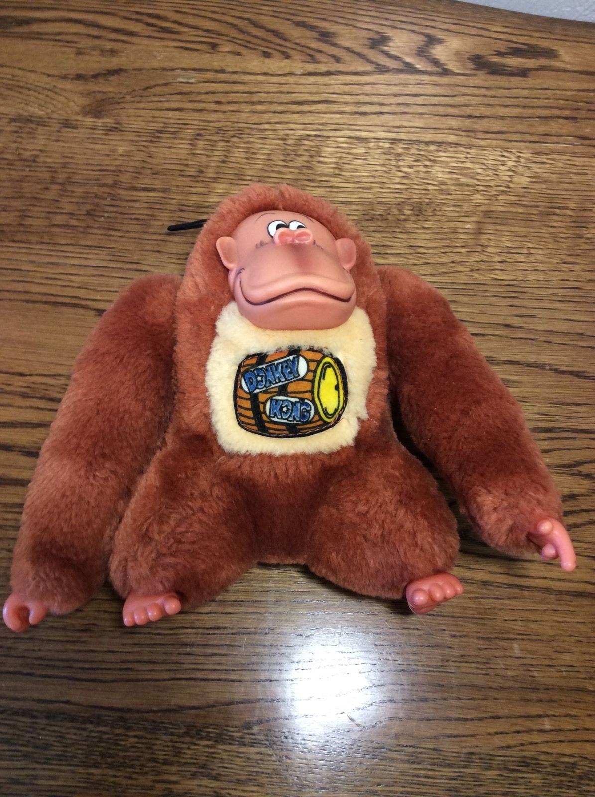 Rare Vintage 1982 Etone DONKEY KONG Plush Bean Vinyl Stuffed Nintendo 7" Gorilla